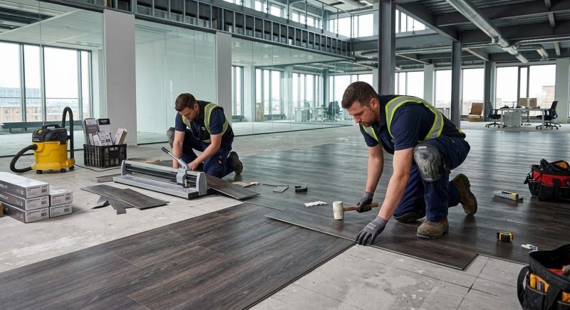 Our team working on Flooring Service projects in Woodinville, WA
