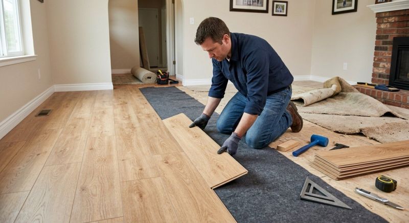 Laminate Floor Remodeling in Woodinville, WA