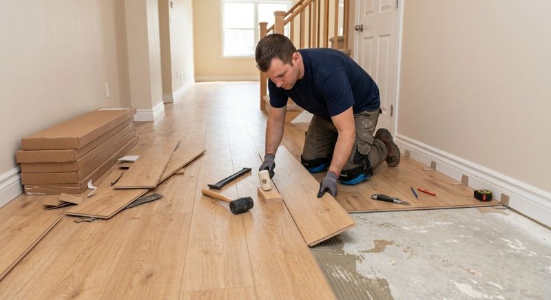 Laminate Floor Replacement in Kingston, WA