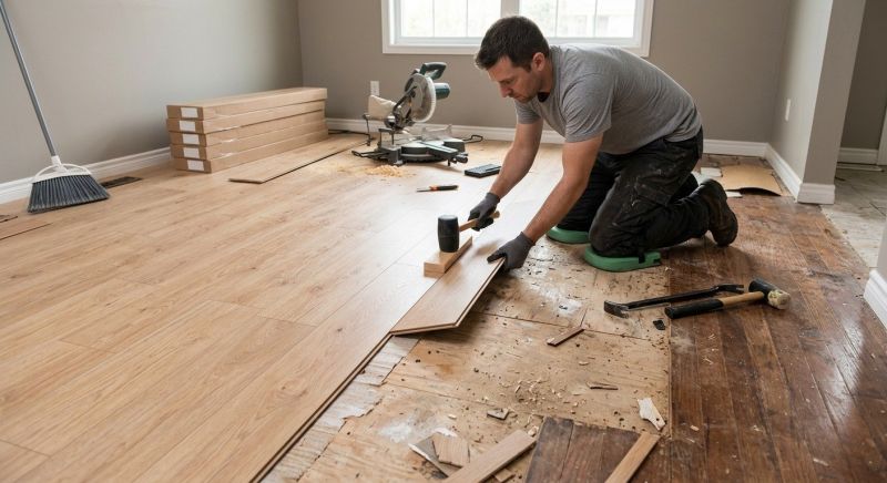 Laminate Floor Replacement in Mercer Island, WA