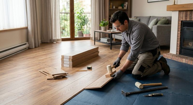 Laminate Tile Installation in Woodinville, WA