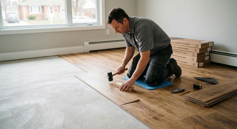 Linoleum Floor Installation in Lynnwood, WA