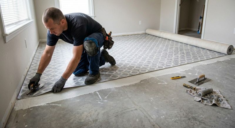 Sheet Flooring Installation in Everett, WA