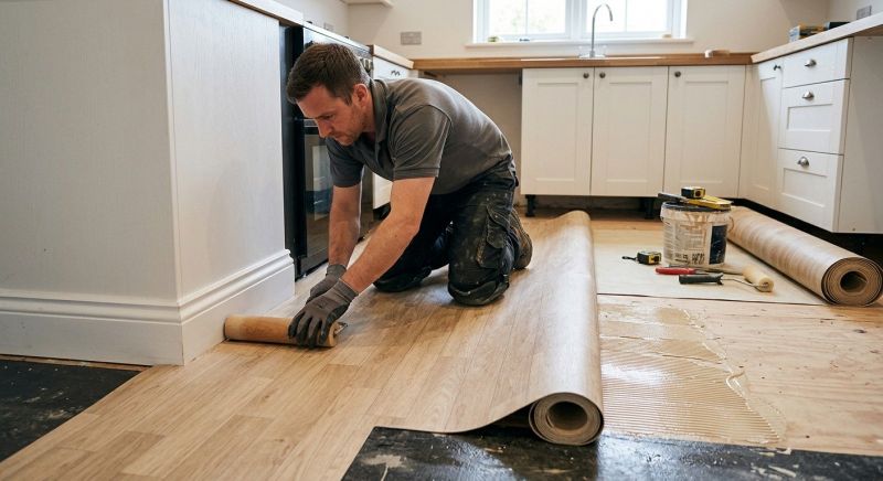 Sheet Linoleum Installation in Redmond, WA