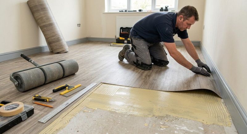 Sheet Linoleum Installation in Seattle, WA