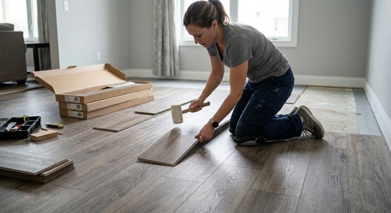 Vinyl Plank Floor Installation in Woodinville, WA