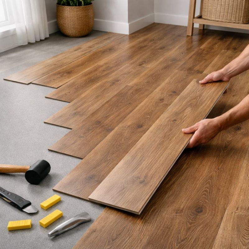 Vinyl Plank Floor Installation in Woodinville, WA